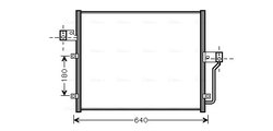 RADIATOR CLIMATIZARE AVA QUALITY COOLING DW5082 - Compatibil cu SSANGYONG