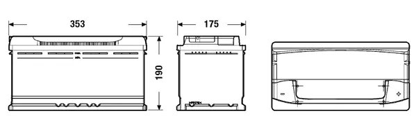 Baterie de pornire Exide EA1000