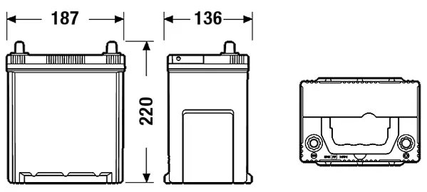 Baterie de pornire Exide EA406