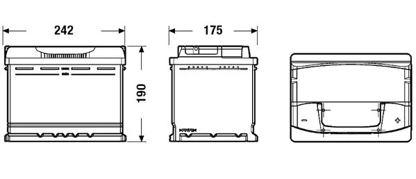 Baterie de pornire Exide EA640