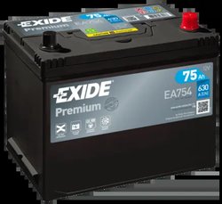 BATERIE DE PORNIRE EXIDE EA754 - Compatibil cu ACURA, ALPINE, AUDI, BMW, CHEVROLET, CHEVROLET (SGM), DACIA, DAIHATSU, EUNOS, FER