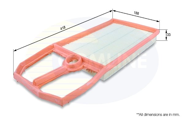 FILTRU AER COMLINE EAF124 - Compatibil cu SEAT, SKODA, VW