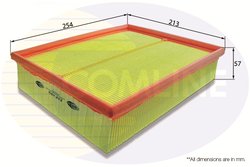 FILTRU AER COMLINE EAF489 - Compatibil cu ALPINA, AUDI, BITTER, BMW, IRMSCHER, OPEL, SKODA, VAUXHALL, VW