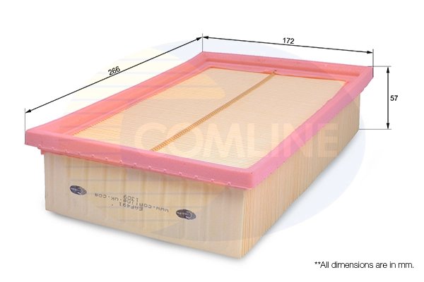 FILTRU AER COMLINE EAF491 - Compatibil cu FORD, MAZDA, VOLVO