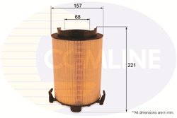 FILTRU AER COMLINE EAF548 - Compatibil cu AUDI, SEAT, SKODA, VW
