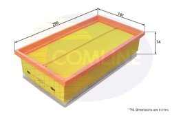 FILTRU AER COMLINE EAF923 - Compatibil cu CITROEN, DS, FIAT, OPEL, PEUGEOT, TOYOTA, VAUXHALL