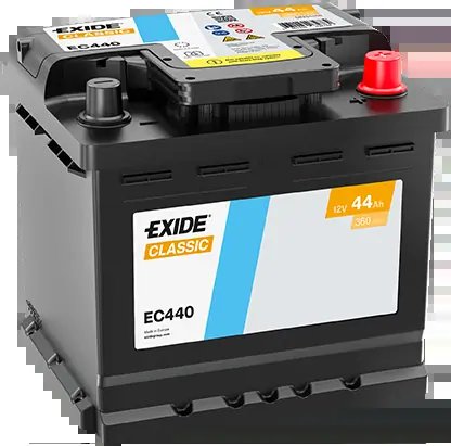 BATERIE DE PORNIRE EXIDE EC440 - Compatibil cu ABARTH, ALFA ROMEO, ALPINE, AUDI, AUSTIN, AUTOBIANCHI, BMW, CITROEN, DACIA, DAF, 