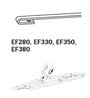 LAMELA STERGATOR TRICO EF280 - Compatibil cu AUSTIN, AUTOBIANCHI, CHEVROLET, CITROEN, DAIHATSU, DODGE, FIAT, FORD, HONDA, HUMMER
