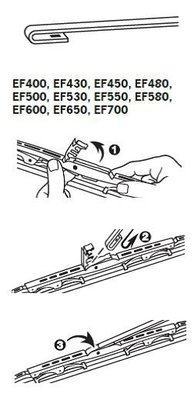 LAMELA STERGATOR TRICO EF400 - Compatibil cu ABARTH, ACURA, AIXAM, ALFA ROMEO, ALPINE, AMC, ASIA MOTORS, AUDI, AUSTIN, BEDFORD, 