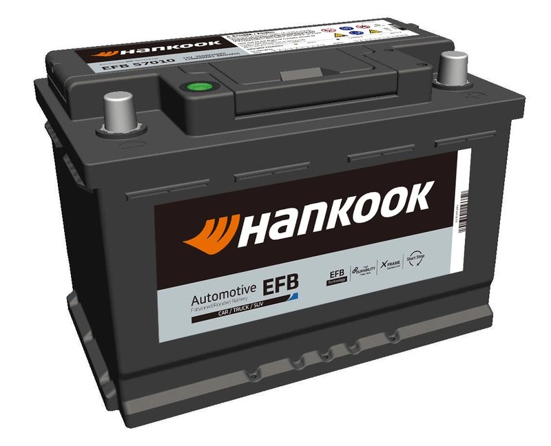 BATERIE DE PORNIRE HANKOOK EFB 57030 - Compatibil cu AC, AEBI, ALFA ROMEO, ALPINA, ALPINE, ARO, ARTEGA, ASTON MARTIN, AUDI, AUVE