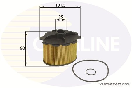 FILTRU COMBUSTIBIL COMLINE EFF071 - Compatibil cu CITROEN, FIAT, PEUGEOT, TOYOTA