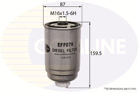 FILTRU COMBUSTIBIL COMLINE EFF079 - Compatibil cu AUDI, SKODA, VW