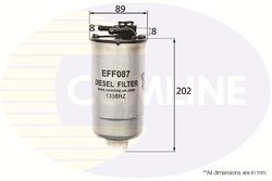 Filtru combustibil Comline EFF087