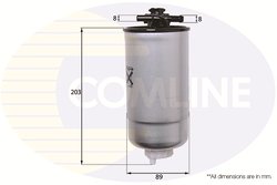 FILTRU COMBUSTIBIL COMLINE EFF130 - Compatibil cu SEAT