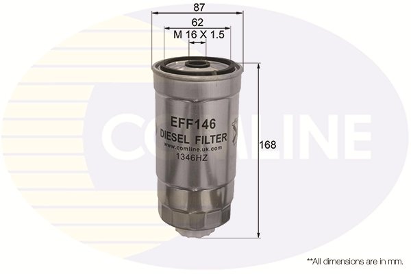 FILTRU COMBUSTIBIL COMLINE EFF146 - Compatibil cu ALFA ROMEO, CHRYSLER, CITROEN, DODGE, FIAT, JEEP, KIA, LANCIA, PEUGEOT