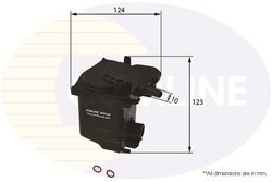 FILTRU COMBUSTIBIL COMLINE EFF147 - Compatibil cu CITROEN, FIAT, FORD, MAZDA, MINI, PEUGEOT, SANTANA, SUZUKI, VOLVO