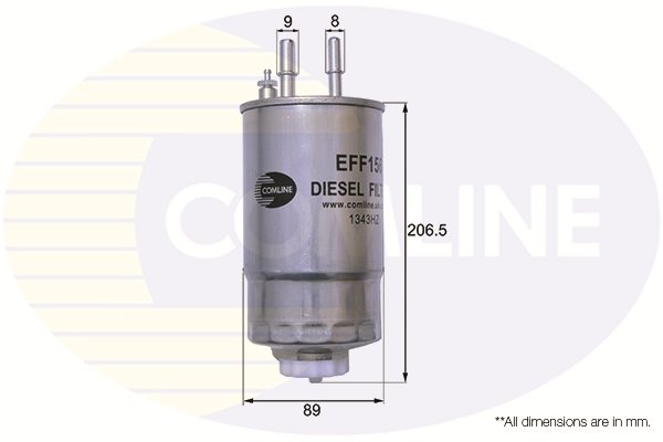 FILTRU COMBUSTIBIL COMLINE EFF156 - Compatibil cu ALFA ROMEO, CHRYSLER, CITROEN, FIAT, FORD, LANCIA, OPEL, PEUGEOT, VAUXHALL