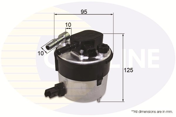 FILTRU COMBUSTIBIL COMLINE EFF193 - Compatibil cu FORD, MAZDA, VOLVO