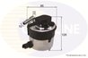 FILTRU COMBUSTIBIL COMLINE EFF193 - Compatibil cu FORD, MAZDA, VOLVO