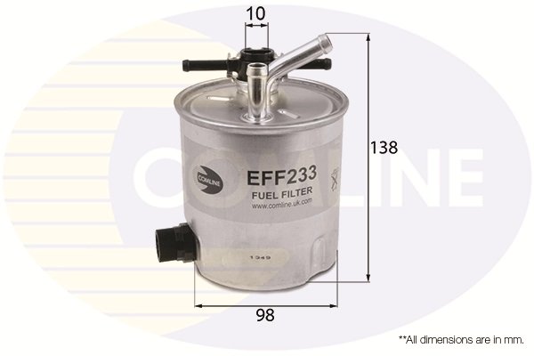 FILTRU COMBUSTIBIL COMLINE EFF233 - Compatibil cu NISSAN