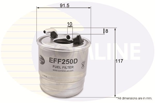 Filtru combustibil Comline EFF250D