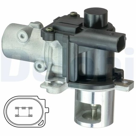 SUPAPA EGR DELPHI EG10425-12B1 - Compatibil cu DACIA, NISSAN, RENAULT