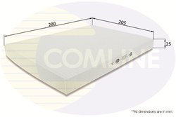 FILTRU AER HABITACLU COMLINE EKF112 - Compatibil cu AUDI, SEAT, SKODA, VW