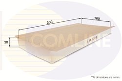 FILTRU AER HABITACLU COMLINE EKF113 - Compatibil cu FORD