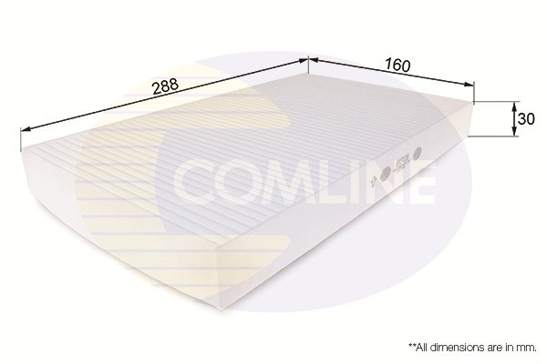 FILTRU AER HABITACLU COMLINE EKF120 - Compatibil cu ALFA ROMEO, FIAT, IVECO, LANCIA