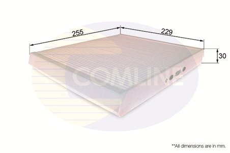 FILTRU AER HABITACLU COMLINE EKF123 - Compatibil cu CHEVROLET, OPEL, VAUXHALL