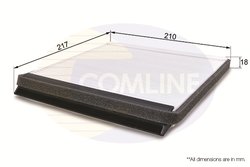 FILTRU AER HABITACLU COMLINE EKF136 - Compatibil cu CITROEN, PEUGEOT