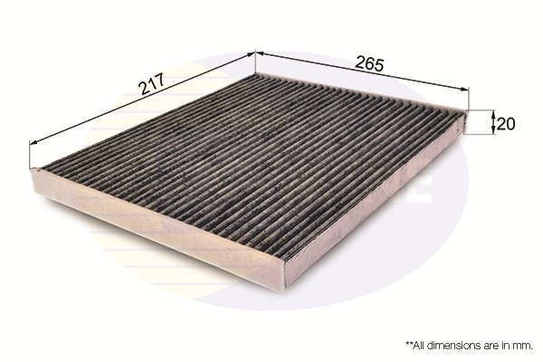 FILTRU AER HABITACLU COMLINE EKF137A - Compatibil cu ABARTH, ALFA ROMEO, CITROEN, FIAT, OPEL, PEUGEOT, VAUXHALL