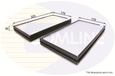 FILTRU AER HABITACLU COMLINE EKF158 - Compatibil cu ALPINA, BMW
