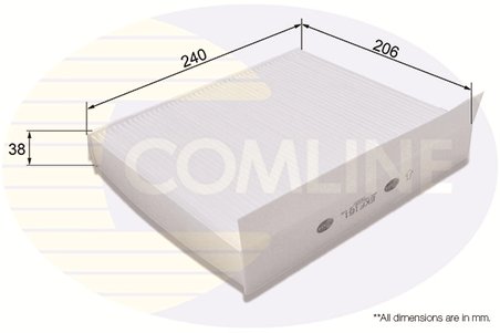 FILTRU AER HABITACLU COMLINE EKF161 - Compatibil cu FORD