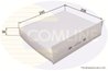 FILTRU AER HABITACLU COMLINE EKF161 - Compatibil cu FORD