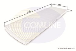 FILTRU AER HABITACLU COMLINE EKF167 - Compatibil cu CITROEN, FIAT, PEUGEOT