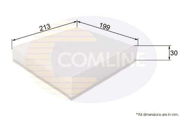 FILTRU AER HABITACLU COMLINE EKF173 - Compatibil cu ALFA ROMEO, FERRARI