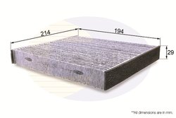 Filtru aer habitaclu Comline EKF185A