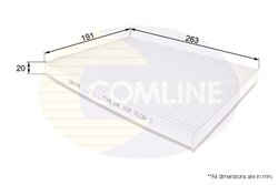 FILTRU AER HABITACLU COMLINE EKF191 - Compatibil cu NISSAN