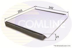 FILTRU AER HABITACLU COMLINE EKF203 - Compatibil cu HYUNDAI, KIA