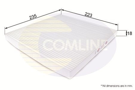 FILTRU AER HABITACLU COMLINE EKF213 - Compatibil cu RENAULT