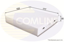 FILTRU AER HABITACLU COMLINE EKF225 - Compatibil cu HONDA, SUZUKI