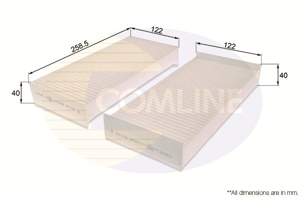 FILTRU AER HABITACLU COMLINE EKF231 - Compatibil cu MAYBACH, MERCEDES-BENZ