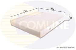 FILTRU AER HABITACLU COMLINE EKF328 - Compatibil cu AUDI, CUPRA, MAN, SEAT, SKODA, VW