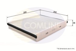 FILTRU AER HABITACLU COMLINE EKF375 - Compatibil cu FORD, VOLVO