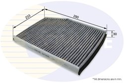 FILTRU AER HABITACLU COMLINE EKF384A - Compatibil cu FORD