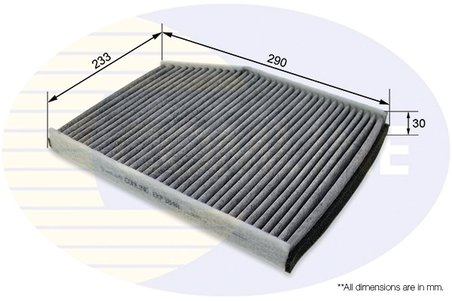 FILTRU AER HABITACLU COMLINE EKF384A - Compatibil cu FORD