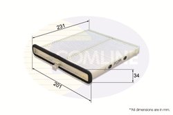 FILTRU AER HABITACLU COMLINE EKF385 - Compatibil cu MAZDA