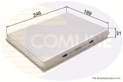 FILTRU AER HABITACLU COMLINE EKF400 - Compatibil cu MERCEDES-BENZ