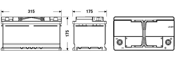 Baterie de pornire Exide EL752